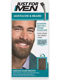 Just For Men Beard & Mustache Color Gel - Σετ Βαφής για Γένια & Μουστάκι Μ-40 Medium - Dark Brown Καστανό