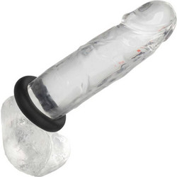 CalExotics Alpha Prolong Ring Medium Ελαστικό Δαχτυλίδι Πέους 2cm Μαύρο