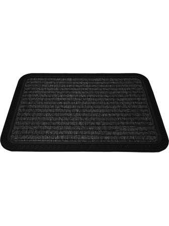 Ποδόμακτρο STAR διαστάσεων 40x60cm σε μαύρο χρώμα