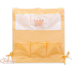 Cot tidy- Little Prince/Princess peach