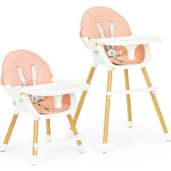 Ecotoys 2 in 1 Καρεκλάκι Φαγητού Ροζ HA-004