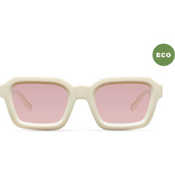 Meller Nayah Ice Pink Ανδρικά Γυαλιά Ηλίου Τετράγωνα Κοκάλινα Λευκά με Ροζ Polarized Φακό