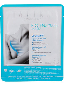 Talika Bio Enzymes Neckline Sheet Μάσκα Προσώπου & Ντεκολτέ για Αντιγήρανση 25gr