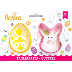 Κουπάτ Λαγουδάκ και Αυγό Decora 2τμχ