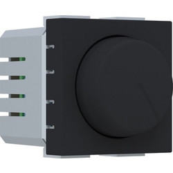 MODYS ΠΕΡΙΣΤΡΟΦΙΚΟ ΑΛΕΡΕΤΟΥΡ DIMMER LED 7-110W 2M 250VAC IP20 ΜΑΥΡΟ ΜΑΤ