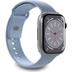 Puro Icon Elastic Λουράκι Σιλικόνης Powder Blue (Apple Watch 42 / 44 / 45mm)