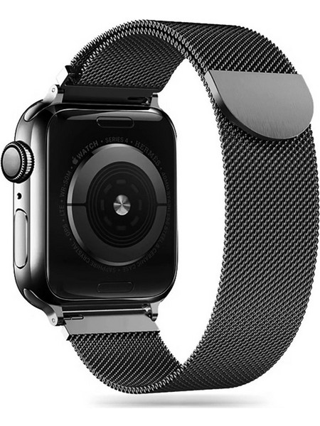 Tech-Protect Milanese Λουράκι Μεταλλικό Black (Apple Watch 42 / 44 / 45mm)