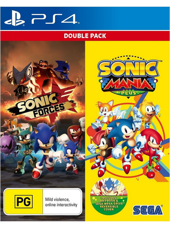 Sonic Mania Plus & Sonic Forces Double Pack PS4
