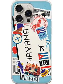 Θήκη Ticket To Havana iPhone 16 Pro Flexible TPU (Διάφανη Σιλικόνη)