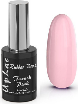 UpLac Rubber Base French Pink Hema Free Ημιμόνιμο Βερνίκι Νυχιών 11g