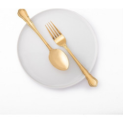 Σετ ανοξείδωτα μαχαιροπήρουνα 24 τμχ SP tableware Milan Gold 40010708