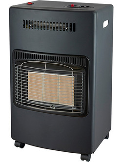 Thermogatz TG 5600 Turbo Black Κεραμική Σόμπα Υγραερίου με Αερόθερμο 1500W