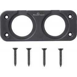 Πάνελ Πρίζας Powertech (PTL-013) για οχήματα, σκάφη - 2 θέσεις PTL-013