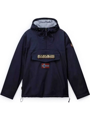 Napapijri Rainforest 3 Ανδρικό Μπουφάν Χειμωνιάτικο Pullover Navy Μπλε NP0A4GMC-176