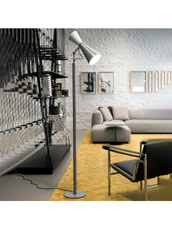 NEMO LIGHTING Nemo Parliament White / Grey Μοντέρνα Φωτιστικά Δαπέδου (PAR EDW 22)