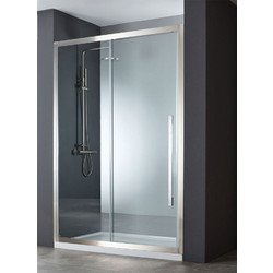 Καμπίνα Ντουσιέρας Devon Noxx Slider 1+1 SLN100C-111 97-99cm Clean Inox Brushed PVD