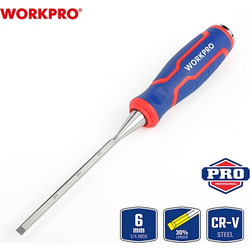 ΣΚΑΡΠΕΛΑ ΠΛΑΣΤΙΚΗ ΛΑΒΗ 6mm(1/4") WP243004 WORKPRO (PROFI) (ΚΑΡΤΕΛΑ)