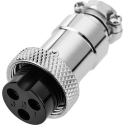 GX16 Connector - 3 Pin Female