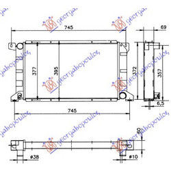 Ψυγειο 2,5 Td (60x33,5) Ford Transit 92-95 - 056206310