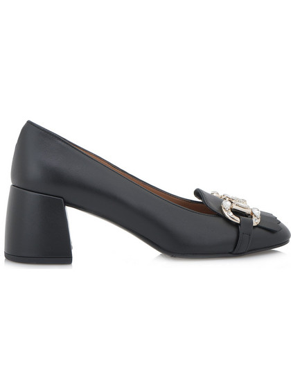 MARTINA T U194B6063002 Γόβες Δερμάτινες Μαύρες M2606-NAPPA NERO