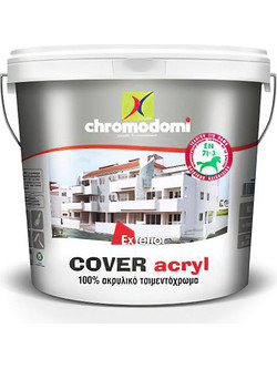 Chromodomi Cover Acryl Τσιμεντόχρωμα 539 Κεραμιδί 3lt