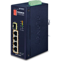 Planet ISW-514PTF Unmanaged L2 Switch με 4 Θύρες Ethernet 100Mbps