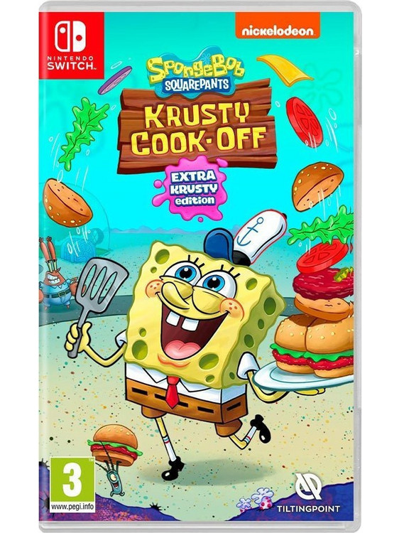 Spongebob SquarePants Krusty Cook Off Extra Krusty Edition Nintendo Switch