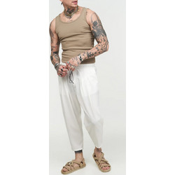 ΑΝΔΡΙΚΟ ΑΜΑΝΙΚΟ ΤΟΠ STEFAN 3521-SS25 BEIGE