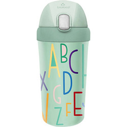 Bioloco Plant Kids Bootle ABC Παιδικό Μπουκάλι Πλαστικό BPA Free Μπλε 400ml