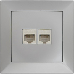 ΠΡΙΖΑ DATA ΔΙΠΛΗ RJ45+RJ45 Cat.6 ΠΛΗΡΗΣ ΑΣΗΜΙ