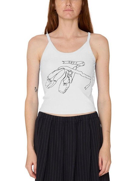 Obey Γυναικεία αμάνικη μπλούζα Ballet Tank WHT