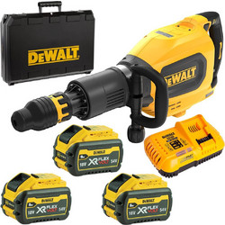 DeWALT DCH911X3 Κρουστικό Κατεδαφιστικό Πιστολέτο Μπαταρίας 54V 3x9Ah με SDS Max