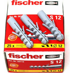 FISCHER 50112 S12 nylon βύσμα 25τμχ
