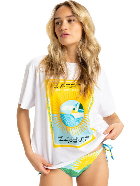 ROXY 'ATLAS HANGLOOSE' ΜΠΛΟΥΖΑ ΓΥΝΑΙΚΕΙA ERJZT05899-WBB1 (WBB1/BRIGHT WHITE_FREESPACE GIRL)