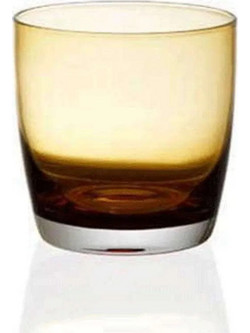 Cryspo Trio Σετ Ποτήρια Ουίσκι Γυάλινα Irid Amber 355ml 6τμχ 52.014.51