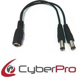 CYBERPRO CP-DCS2 Διακλαδωτής DC τροφοδοσίας 1 Θηλ. σε 2 Αρσ
