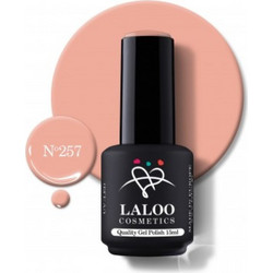 Laloo 257 Σομόν Ημιμόνιμο Βερνίκι Νυχιών 15ml
