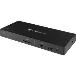 Docking Station Toshiba Dynabook - 1x HDMI, 1x DisplayPort, 1x VGA, 2x Type-C, 4x USB 3.0, 1x SD Card Slot, 1x Jack, 1x RJ45 - Μαύρο PA5356L-2PRP