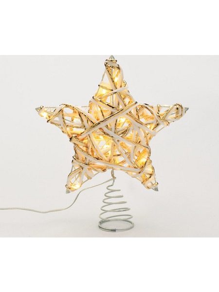 WHITE & GOLD CONVEX STAR 20 MINI WW LED ΛΑΜΠ. ΜΠΑΤ. 3ΧΑΑ,IP20 23x5x20cm X11201124