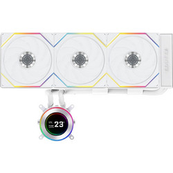 Lian Li HydroShift II LCD-C 360 RGB CL fan White - AIO CPU Liquid Cooler with CL ARGB Fans