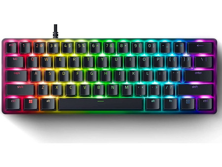 Razer Huntsman Mini Μηχανικό Gaming Πληκτρολόγιο 60% με Razer Analog Optical Διακόπτες RGB Black