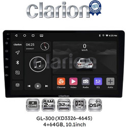 GL GL-300 Ηχοσύστημα Αυτοκινήτου 10.1" με GPS XD3326-4645