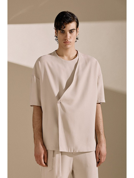 Chigau T-shirt Biege 24047-384-451-BEIGE