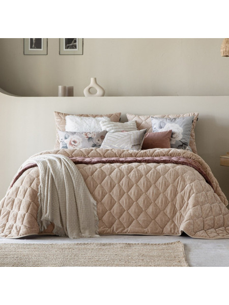 Κουβερλί 100% polyester 250x270cm Joli sienna arena