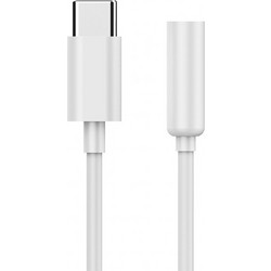 CABLEXPERT USB-C PLUG TO STEREO 3.5MM AUDIO ADAPTER CABLE WHITE