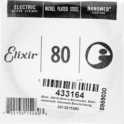 Elixir Strings Nanoweb Χορδή Ηλεκτρικής Κιθάρας Nickel Plated Steel 80"