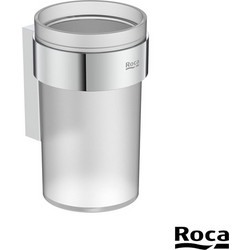 Ποτηροθηκη Επιτοίχια Victoria Γυάλινη Chrome A817894C00 Roca