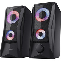 Trust GXT 606 Javv Illuminated Ηχεία Υπολογιστή 2.0 6W με RGB Φωτισμό Black