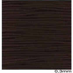 Κορδόνι Jade Ματ 0.3mm 10μετρα Καφε 10 μετρα