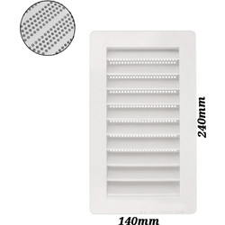 Περσίδα Εξαερισμού 24x14cm Ορθογώνια Kmt Tools 2389314